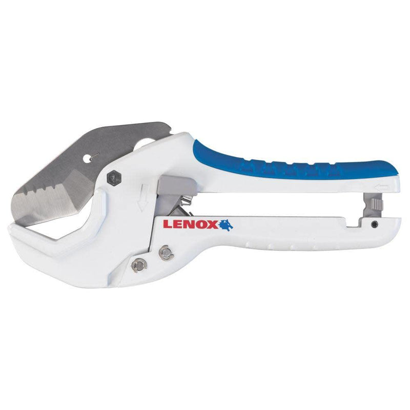 LENOX Tools PVC Cutter, Ratcheting, Up To 1-5/8-Inch Diameter (12123R1)