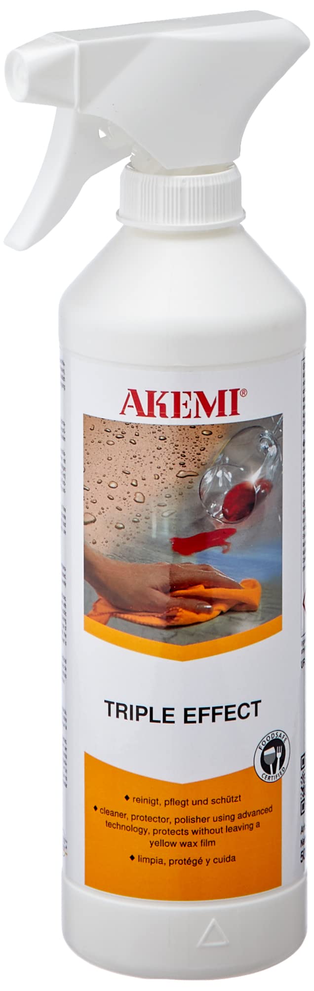 Akemi Triple Effect Spray Stone Cleaner, Lavender, 17 Fl Oz 1 16.91 Fl Oz (Pack of 1)