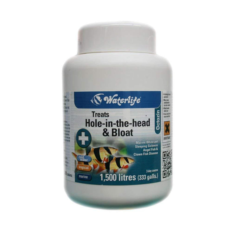 Waterlife Octozin 200 Tablets Dropsy & Hole In The Head 1 White - PawsPlanet Australia