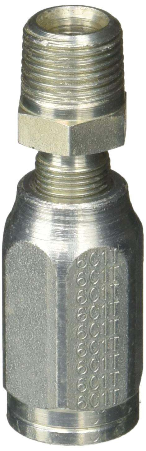 Gates G27100-0606 Hydraulic Coupling, 3/8-18, Silver