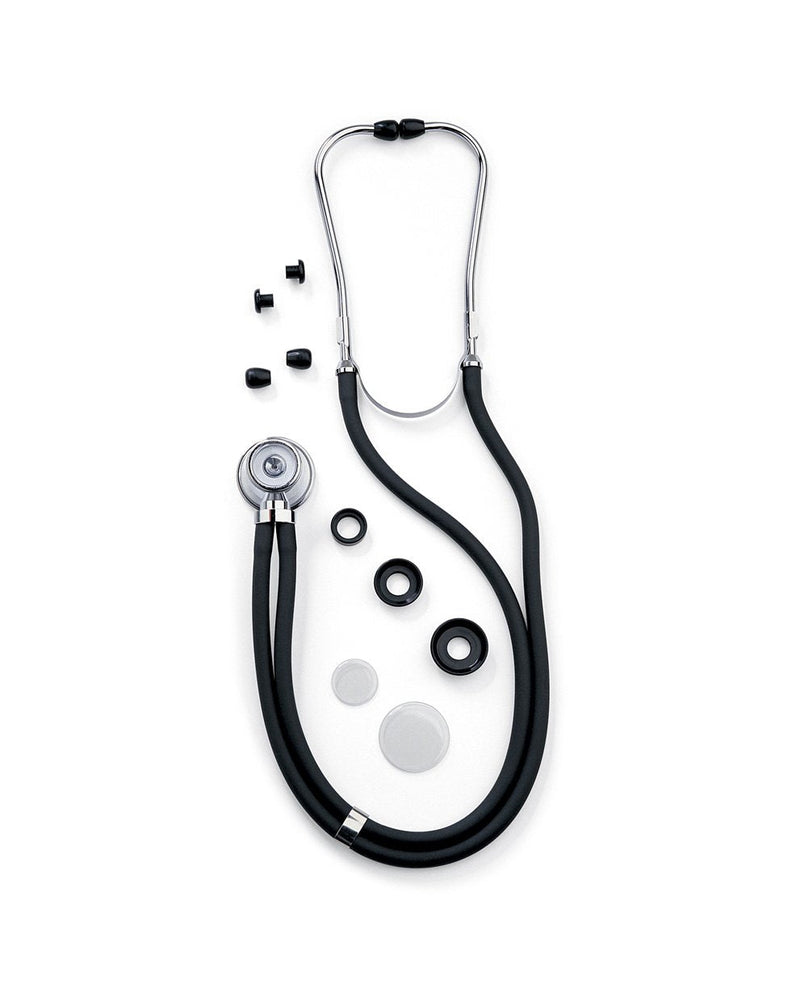 Medline Sprague Rappaport Stethoscope, Dual Tubing, Hunter Green, Robust Construction