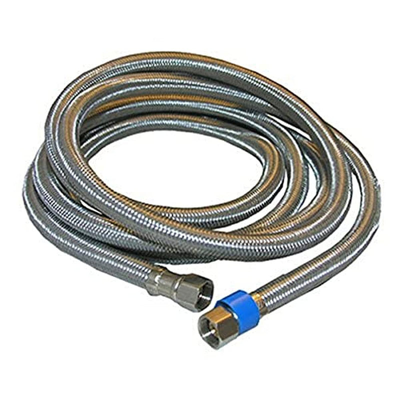 LASCO 10-0996 96-Inch Dishwasher Water Supply Line, Braided Stainless Steel, X 3/8-Inch Femal Compression, 1-Pack, Assorted 1 Pack