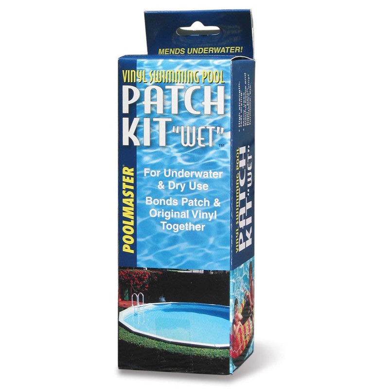 Poolmaster Vinyl Liner Pool and Inflatable Patch Repair Kit, Wet or Dry Application, 4 oz Adhesive - NewNest Australia