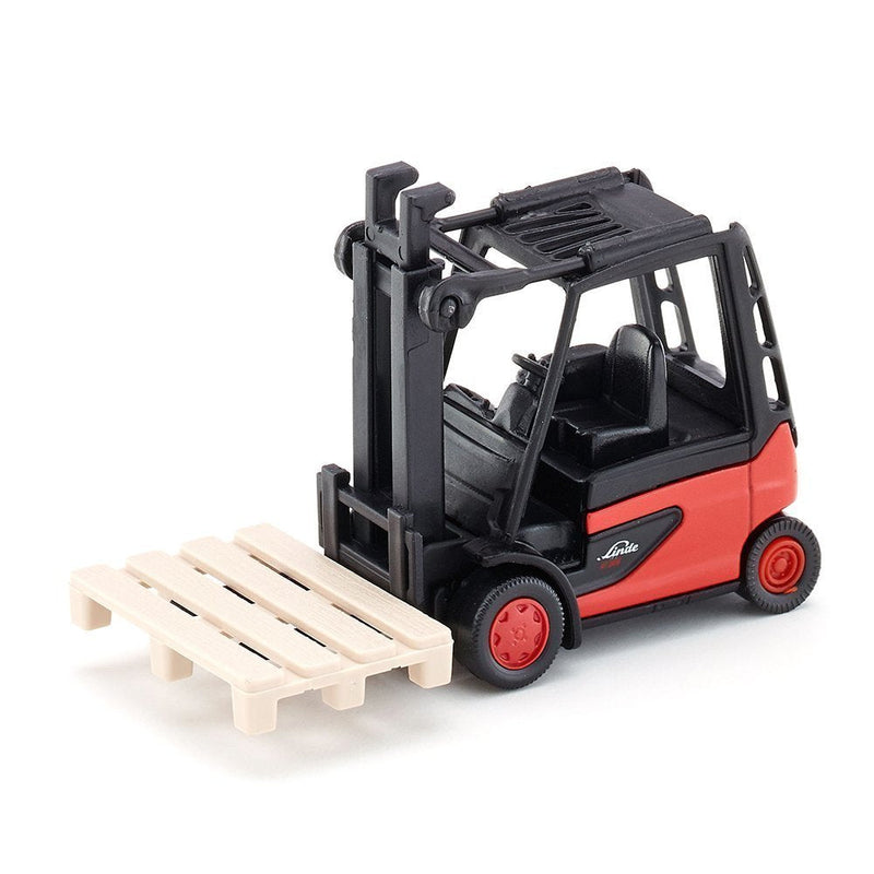 Siku 1311, Forklift, Metal/Plastic, Red/Black, Incl. 1 Pallet, Movable Fork