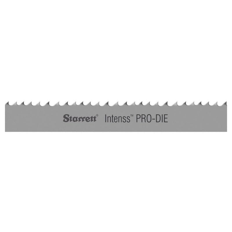 Starrett Intenss PRO-DIE Bi-Metal Band Saw Blade with M-42 Cobalt HSS Teeth - Ideal for Tool, Die and Mold Steels - 5 Ft. 4-1/2", 1/2 x .035 x 10-14/P - 99178-05-04-1/2