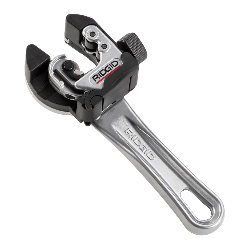 RIDGID 32573 Model 118 2-in-1 Close Quarters AUTOFEED 1/4" to 1-1/8" Metal Tubing Compact Cutter, Silver/Black 13 x 6.75 x 2 inches Pliers