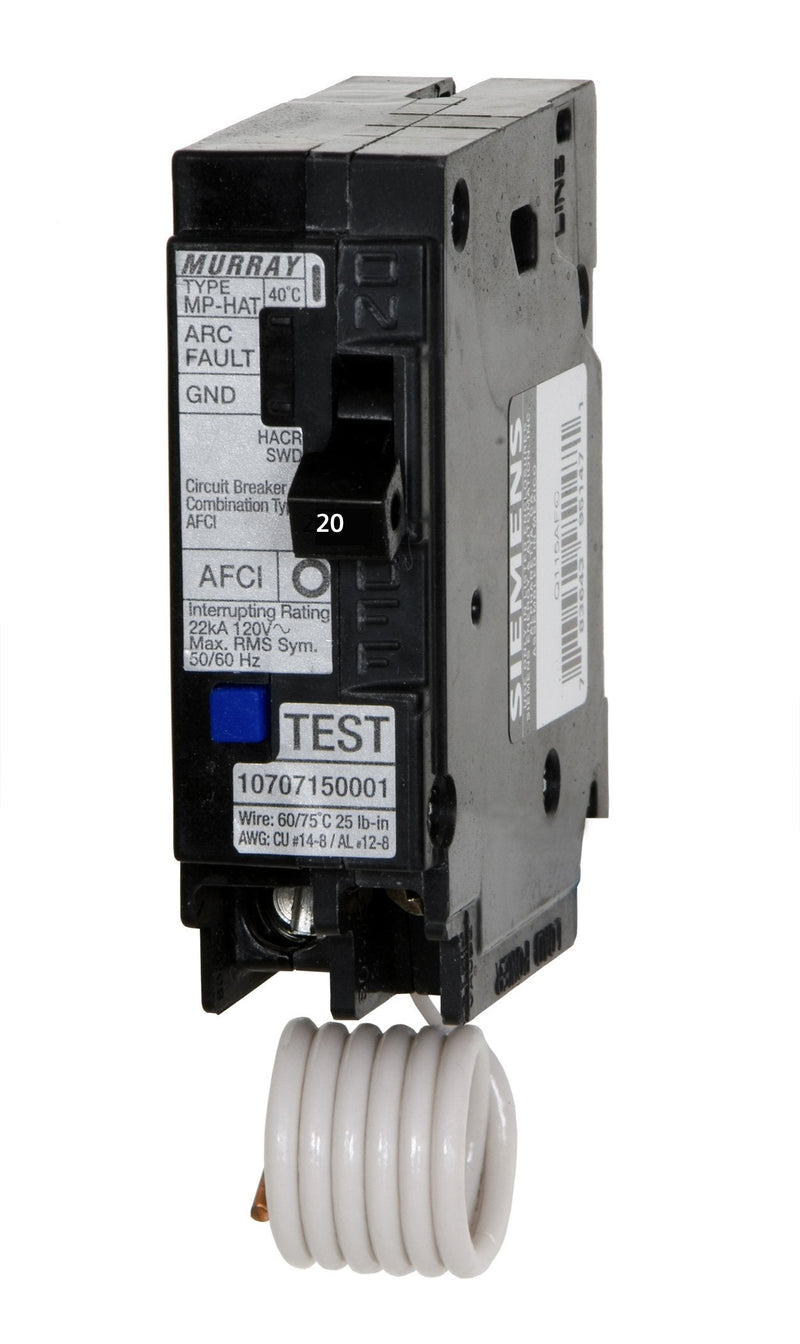 Murray MP120AF 20-Amp 1 Pole 120-Volt Arc Fault Circuit Interrupter