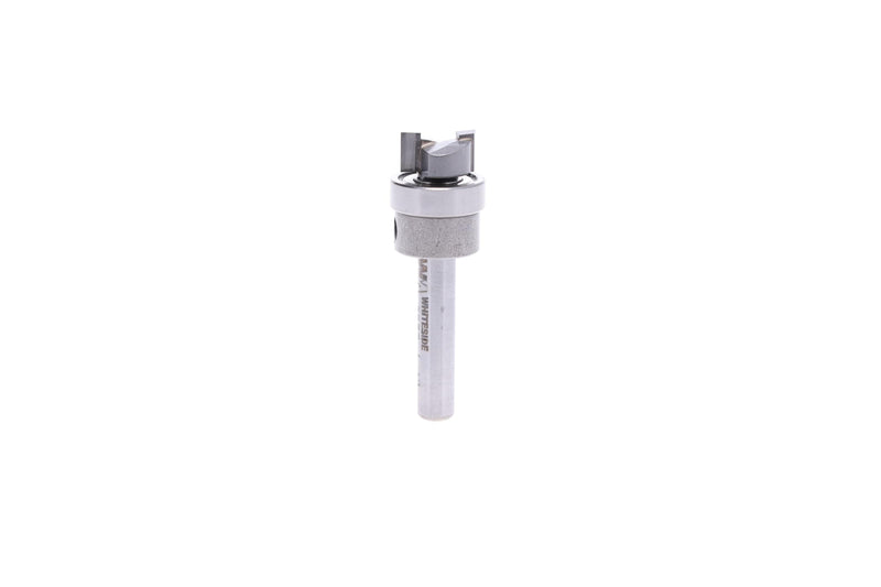 Whiteside 3027 Template Router Bit: 1/2 Inch Cutting Diameter, 1/4 Inch Cutting Length, 1/4 Inch Shank, 1-7/8 Inch Overall Length, 5/8 Inch Bearing Diameter, B6 Bearing