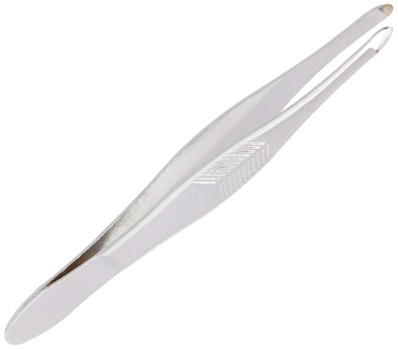 Trim Blunt Tip Tweezers with Textured Grip 1 Count (Pack of 1)