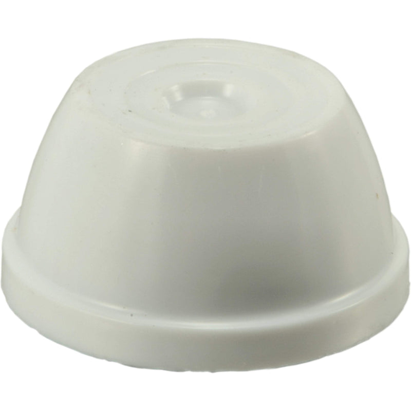 014973221829 Push Nuts, 3/8, Piece-5,White White 3/8 Inch
