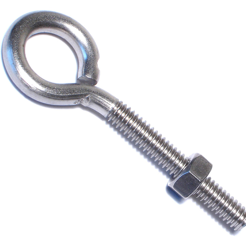 Hard-to-Find Fastener 014973180720 Eye Bolts, 1/4-20 x 3, Piece-8 1/4-20 x 3-Inch