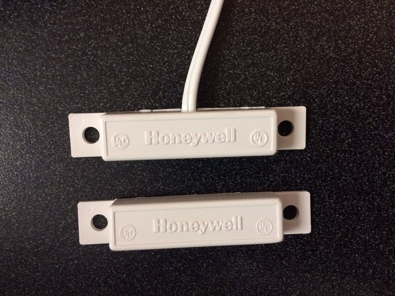 Honeywell Ademco 949WH Mini Reed Screw Mount Contact, 15' Lead (White)