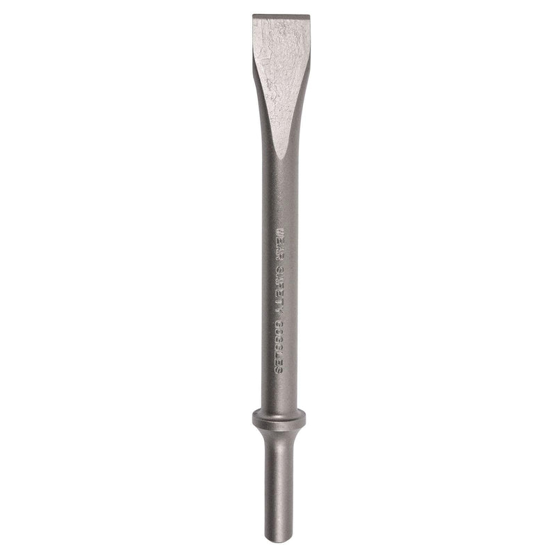 Chicago Pneumatic A046073 - Flat Chisel - 3/4 x 7 Inch (19 x 180 mm) Long, 0.401 Inch (10.2 mm) Round Shank