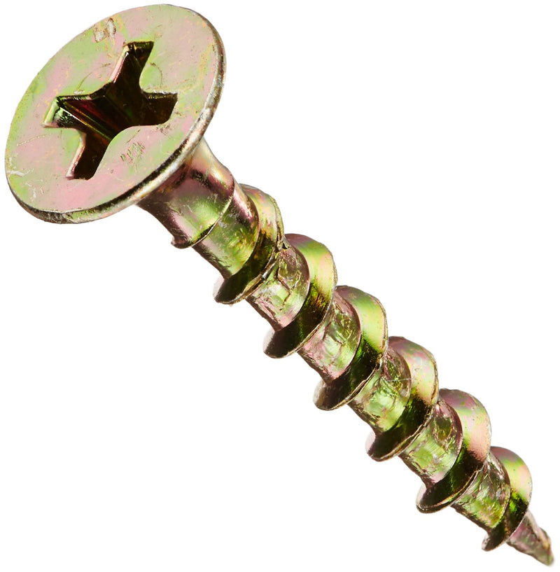 The Hillman Group 47670 6-Inch x 1-Inch All Purpose Wood Screw with Phillips Drive, 1-Pound, Yellow