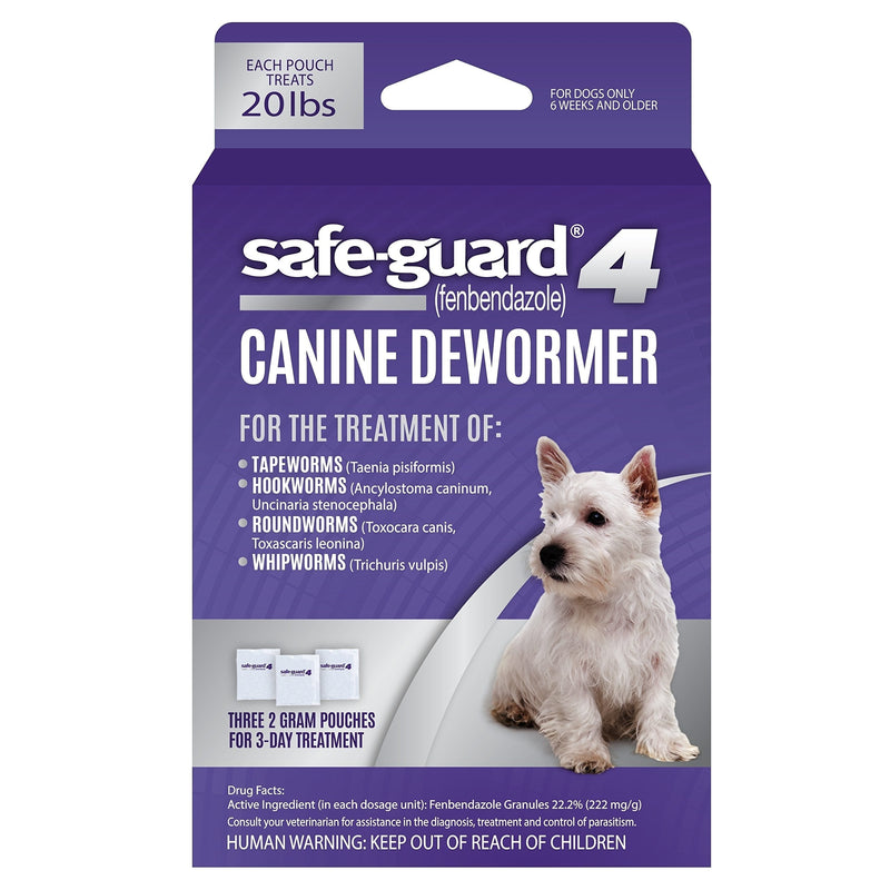 ProSense Safe-Guard 4, Canine Dewormer for Dogs, 3-Day Treatment - PawsPlanet Australia