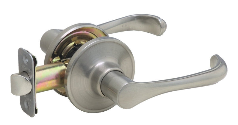SCHLAGE Dexter by Schlage J10TOR619 Torino Hall and Closet Lever, Satin Nickel