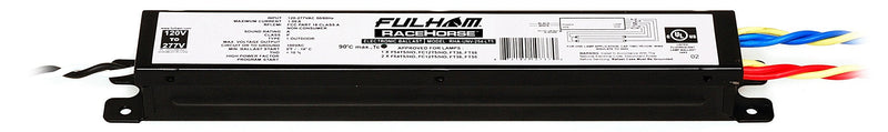 Fulham Lighting Fulham Racehorse Linear Ballast for T5HO, RHA-UNV-254-LT5 , Black