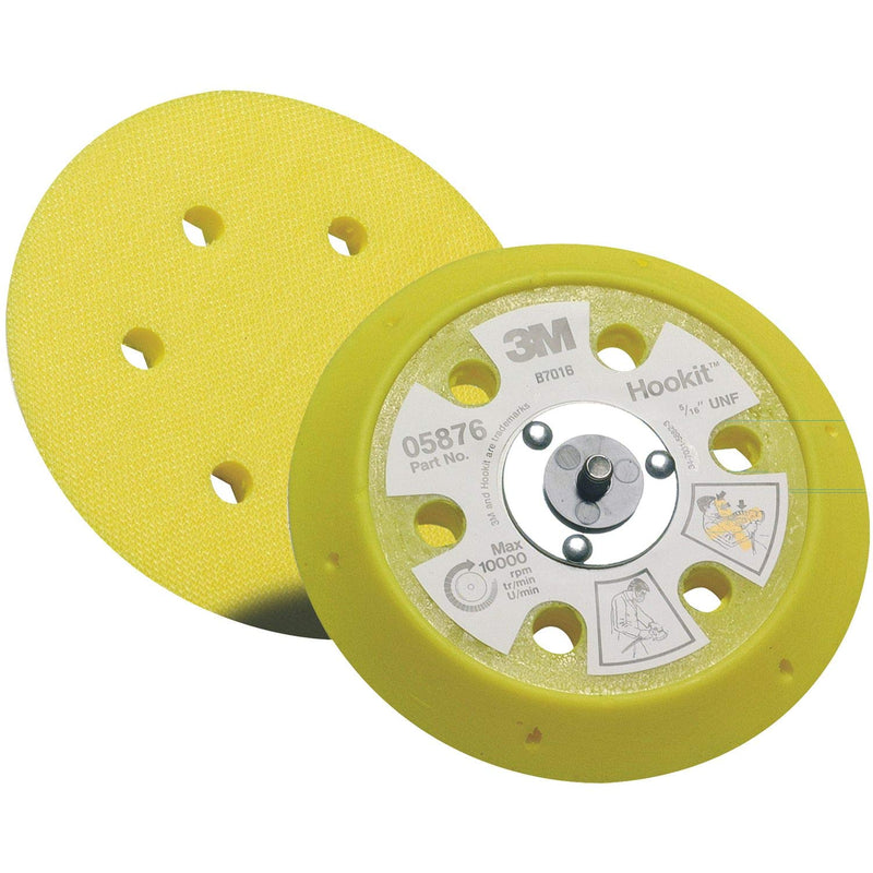 3M Hookit Clean Sanding Dust Free Disc Pad, 05865, 6 in 1