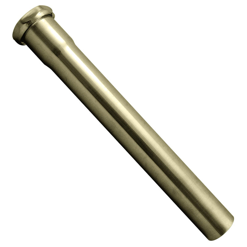 Westbrass D423-03 1-1/2" x 12" Slip Joint Extension Tube, PVD Polished Brass 1 Pack