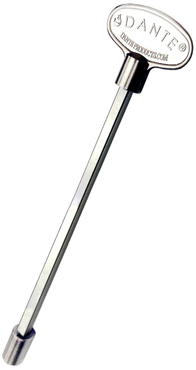 Dante Products Universal Gas Valve Key, 12-Inch, Chrome 12 Inch