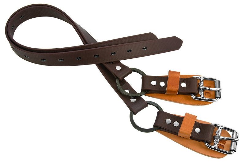 Weaver Arborist Split Ring Lower Climber Straps Yellow ,26"
