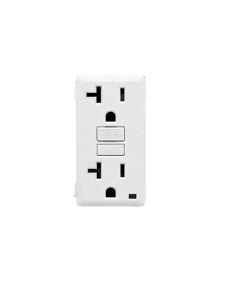 Leviton RKG20-WW Renu 20-Amp Tamper Resistant GFCI Color Change Kit, White on White 20 Amp - NewNest Australia