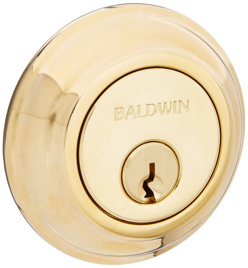 Baldwin Hardware 8231.031 Deadbolt Lock Unlacquered Brass