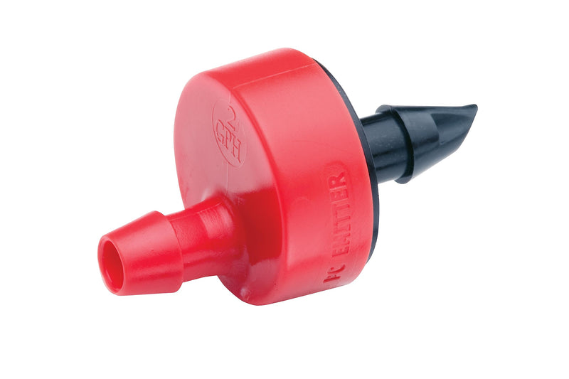 Rain Bird SW20-30PS Drip Irrigation Spot Watering Dripper/Emitter, 2 Gallon Per Hour, 30-Pack,Red/Black 2 GPH Barbed