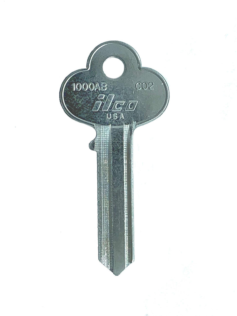 Ilco Key blank, Ilco 1000AB Corbin CO2, 6-pin (10 Pack)