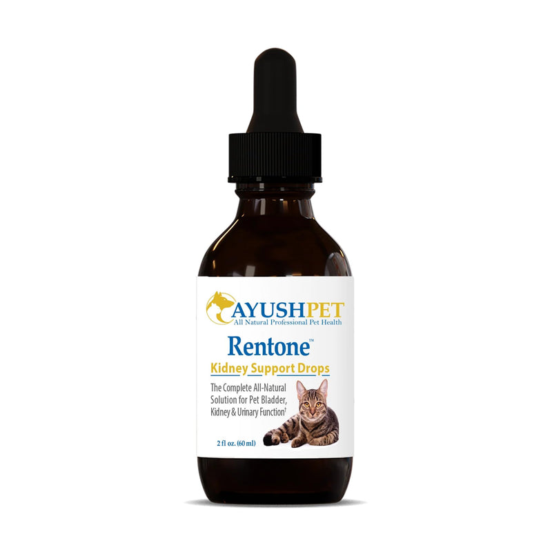 Ayush Pet Kidney and Bladder Support, Rentone Drops for Pets, Promotes Healthy Urinary Tract and Immune Function, 2oz. - PawsPlanet Australia