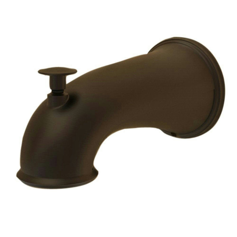 Danco Company 10317 Tub Bathtub Spout, 5-1/2 Inches/Pull Up Diverter, Oil-Rubbed Bronze Oil Rubbed Bronze 6 Inches/Pull Up Diverter