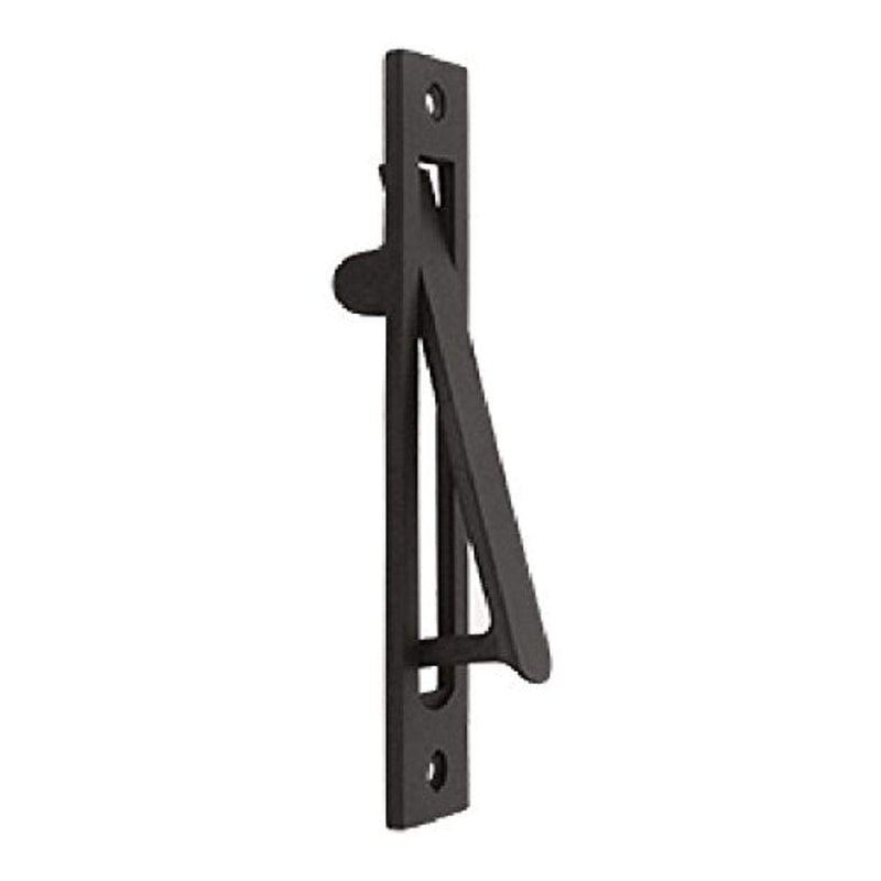 Deltana EP6125U10B 6 1/4-Inch Solid Brass HD Edge Pull Oil Rubbed Bronze