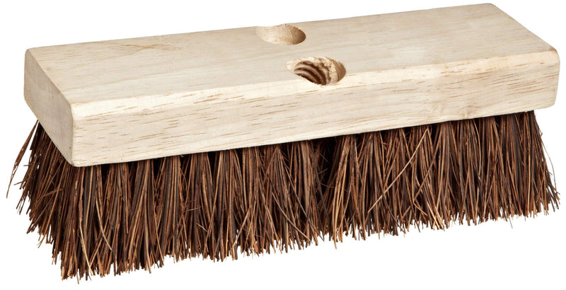 Weiler 44428 9" Block Size, 5 X 14 No. Of Rows, Wood Block, Palmyra Fill, Deck Scrub Brush 9"