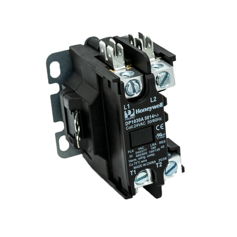 Honeywell DP1030A5014 Deluxe Definite Purpose Contactor, 24 Vac 1 Pole