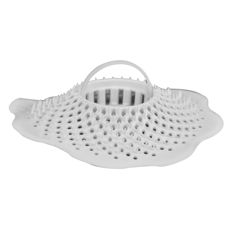 Danco 10306, Tub Protector Hair Cather and Strainer, Hair Drain Clog Prevention Drain Snake, Snare and Auger Bathtub - In-drain