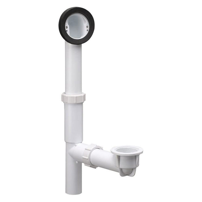 Design House PVC Rough-In Bath Drain Kit with Overflow and Adjustable Height and Depth – Design House, 522458