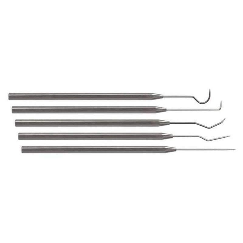 Moody Tools Precision Hook/Pick Set,SS,5 13/16" L 55-0296 - 1 Each