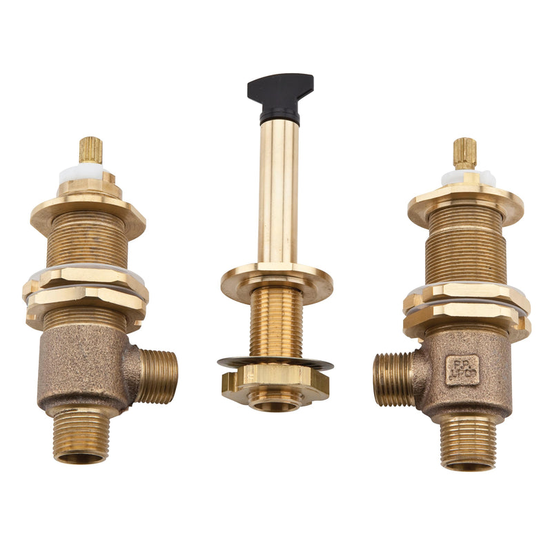 Pfister 0X6050R High Flow Rough-In Only, 1/2" Sweat Inlets x 1/2" Sweat Outlets, 10" Fixed Centers, .5 (Packaging may vary)