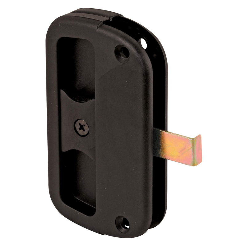 Prime-Line A 186 Black Plastic Sliding Screen Door Latch and Pull, Alumilite (Single Pack) 3-7/8 in.
