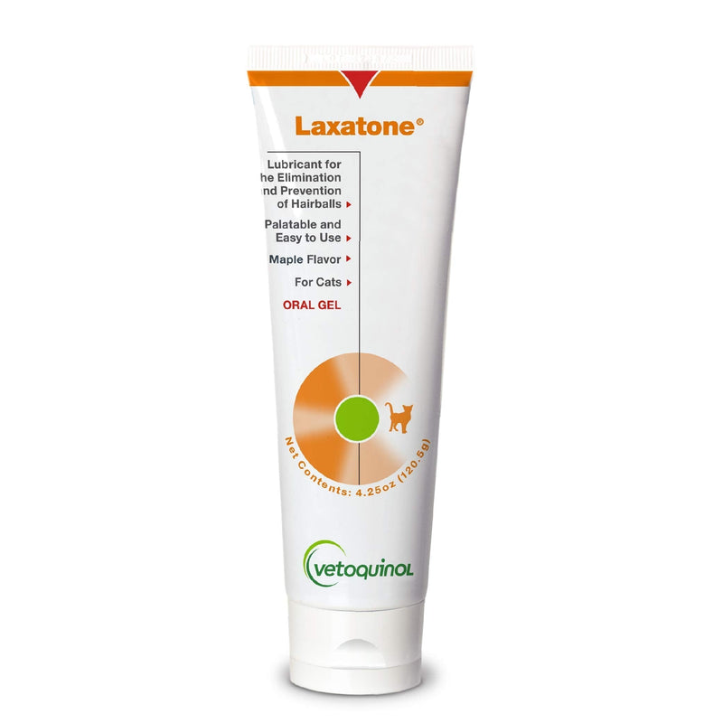 Vetoquinol Laxatone: Oral Hairball Lubricant Gel for Cats – Maple Flavored, 4.25oz 4.25 oz - PawsPlanet Australia