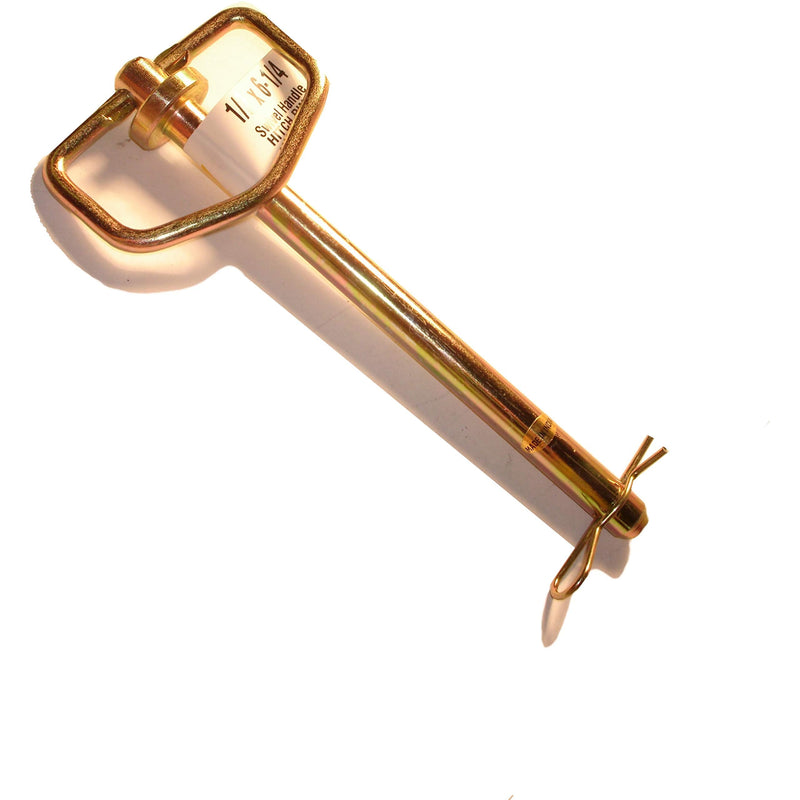 014973159535 Swivel Hitch Pin, 1/2 x 6-1/4-Inch, Yellow Tint