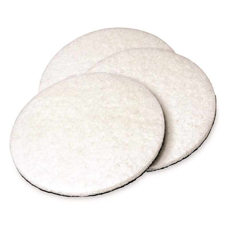 Griot's Garage 3” Glass Polishing Pads, Buffing Discs for Car Windows, Windshields, Shower Doors, and More, 10665, Set of 3 3" Pads (Set of 3)
