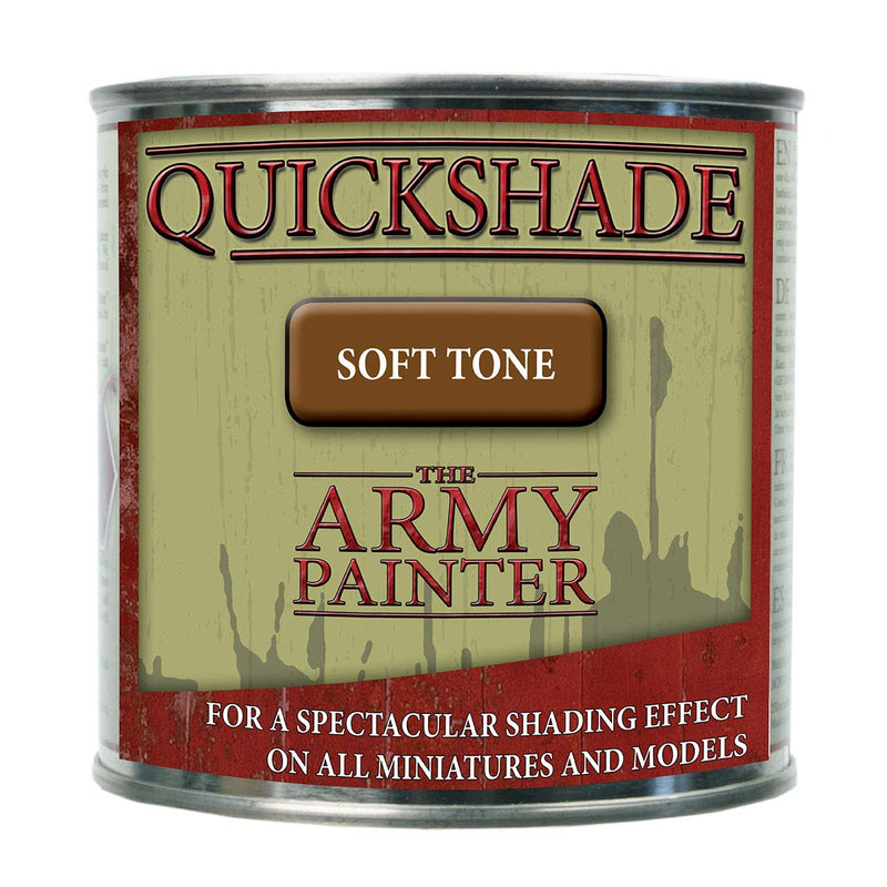The Army Painter, Quickshade Dip Soft Tone, 250 ml, for Miniature Figures