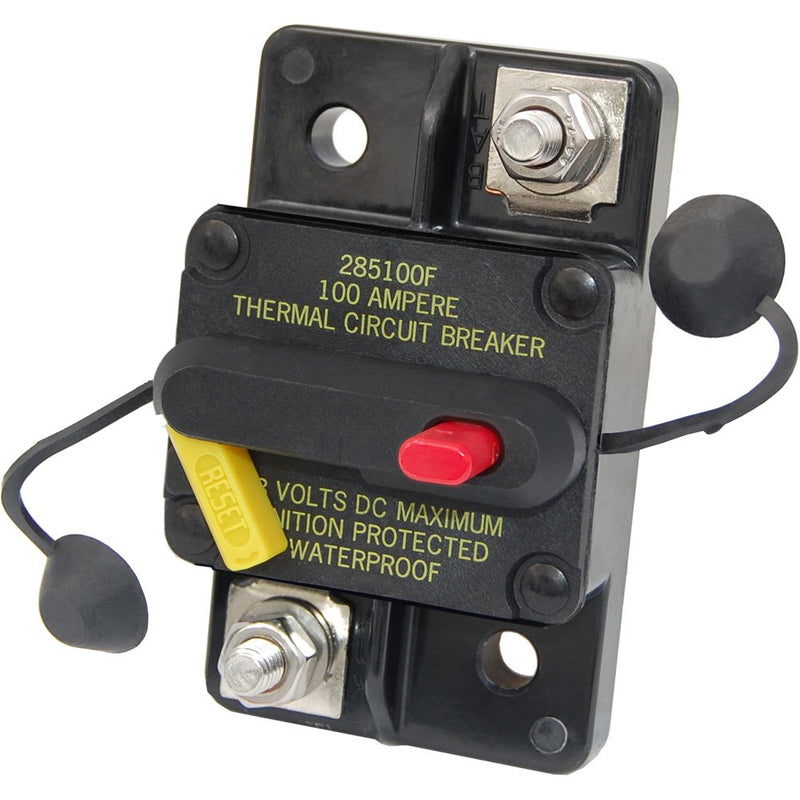 Blue Sea Systems 7184 285 Series Circuit Breaker, Surface Mount, 60 Amp, 48V DC 60a Dc 285 Series, Surface Mount