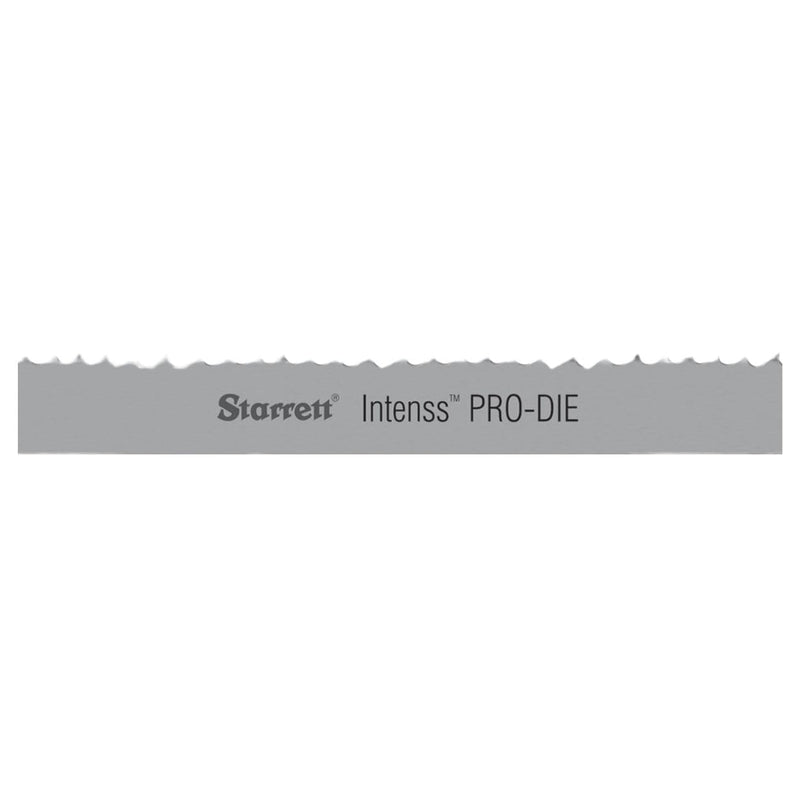 Starrett Intenss PRO-DIE Bi-Metal Band Saw Blade with M-42 Cobalt HSS Teeth - Ideal for Tool, Die and Mold Steels - 7 Ft. 8-1/2", 1/2 x .025 x 14-18/RG-S-W - 99188-07-08-1/2