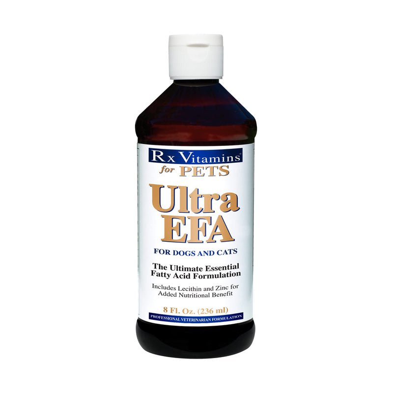 Rx Vitamins for Pets Ultra EFA for Dogs & Cats - Veterinary Essential Fatty Acid Formula - Help Joint Pain & Stiffness - 8 fl. oz. Orange - PawsPlanet Australia