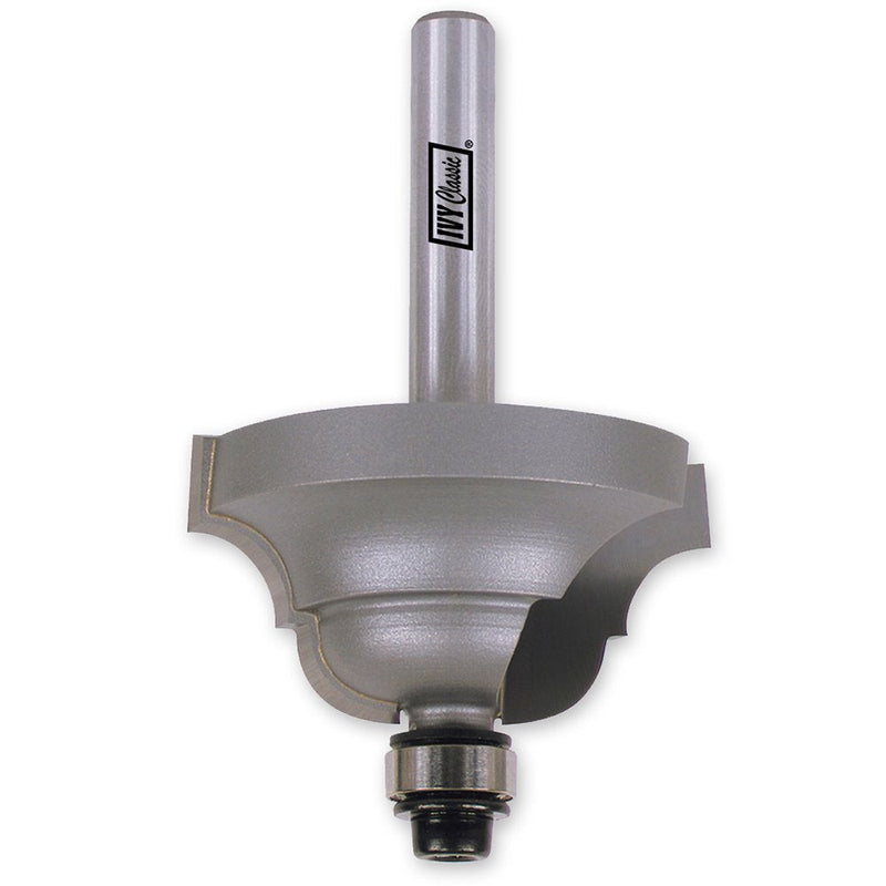 IVY Classic 10894 3/16-Inch Radius Classical Roman Ogee Carbide Router Bit with Ball Bearing, 1/4-Inch Shank, 1/Pouch Radius: 3/16", Width: 1-1/4"