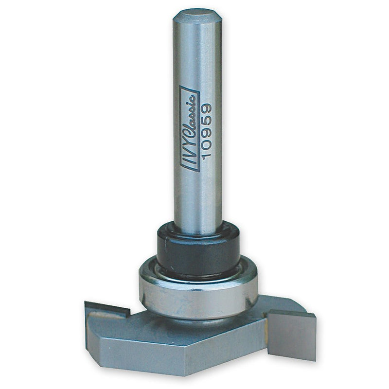 IVY Classic 10959 1/4-Inch Tongue & Groove Slot Carbide Router Bit with Ball Bearing, 1/4-Inch Shank, 1/Pouch
