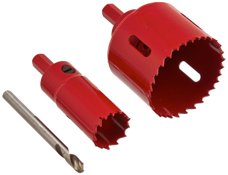 IVY Classic 27000 3-Piece Bi-Metal Lock Installation Kit For Steel and Wood Doors, One Piece Arbor Attached Hole Saw, Carded