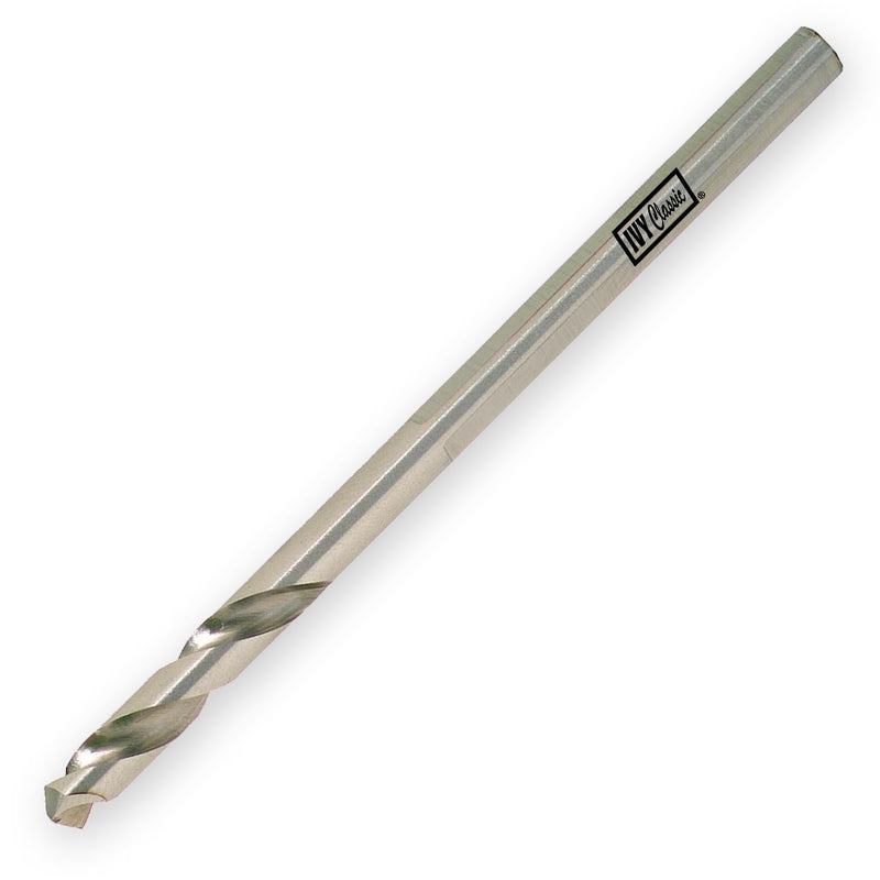 IVY Classic 28115 1/4-Inch x 4-5/16-Inch Pilot Drill for Hole Saw Arbors, M2 HSS, 3 Flats, 12-Pack
